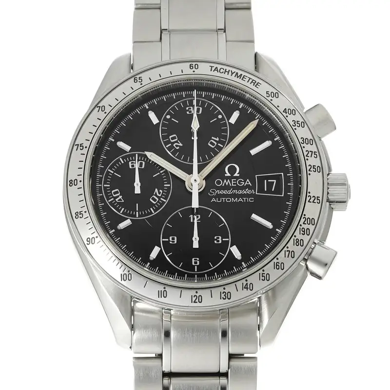 Omega Speedmaster 3513.50 39mm Stainless Steel Black Wristwatch #WW8156