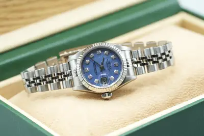 Rolex Steel White Gold Rolex Datejust Custom