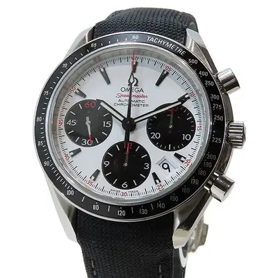 Omega OMEGA Speedmaster Date 323.32.40.40.04.001 White Black Dial SS Stainless Steel N