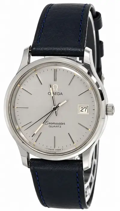 Omega Seamaster Blue Leather 9008