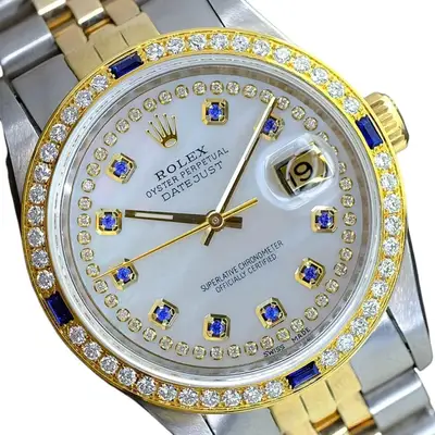 Rolex Datejust Two-Tone 18KY SS White