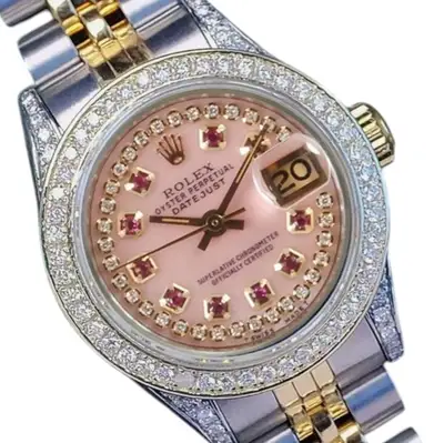 Rolex Datejust TwoTone Gold Steel Pink