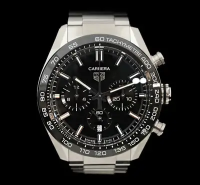 TAG Heuer Carrera Chronograph Steel Black