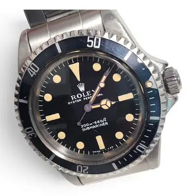 Rolex Submariner Glossy Gilt Meters First