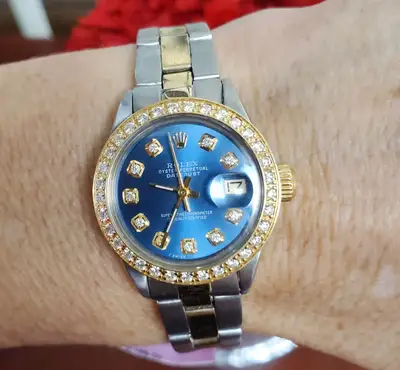 Rolex Datejust Two Tone Oyster Blue