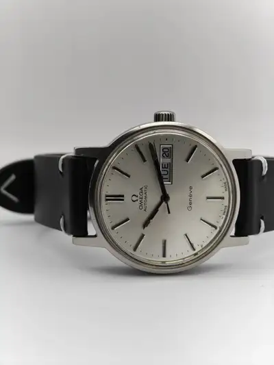 Omega Geneve Day and Date Circa