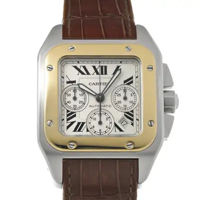 Cartier Santos W20091X7 2740) 41. Silver