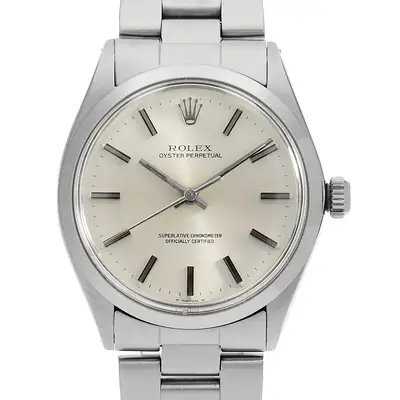 Rolex Oyster perpetual 1002 Silver bar