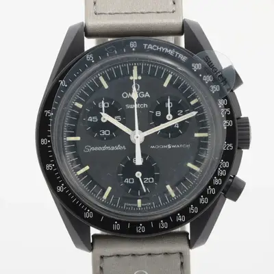 Omega x swatch Speedmaster missions Toe