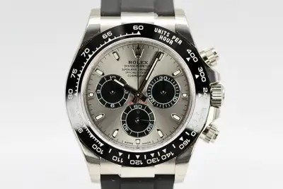 Rolex Daytona Oysterflex Silver Stickered