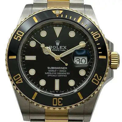 Rolex ROLEX Submariner 126613LN 41mm Gold Black Dial Automatic Watch 2020 #OKW436