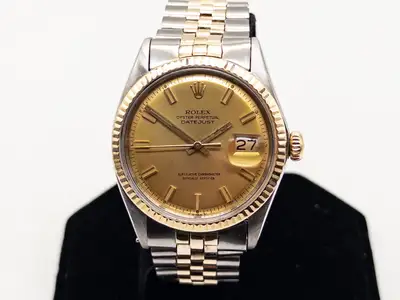 Rolex 1601 REF 14k Yellow Gold SS