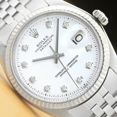 Rolex DATEJUST 1601 18K WHITE GOLD