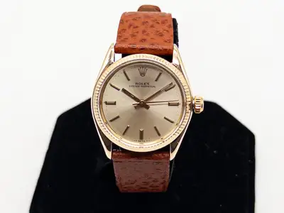 Rolex $13,000 Oyster Perpetual 14k Yellow Gold