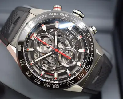 TAG Heuer £5900 tag heuer skeleton carrera 01