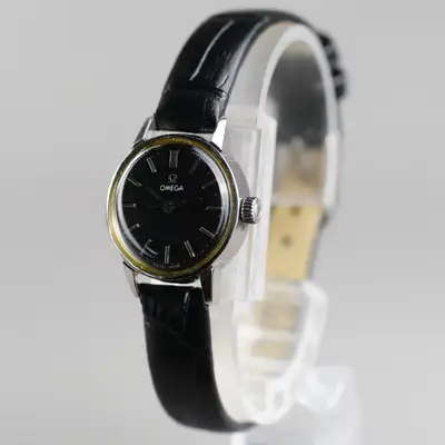 Omega seamaster Silver Leather Band