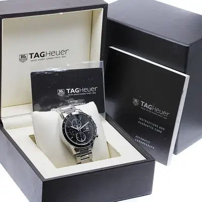 TAG Heuer Carrera CV201AL.BA0723 Black Chronograph