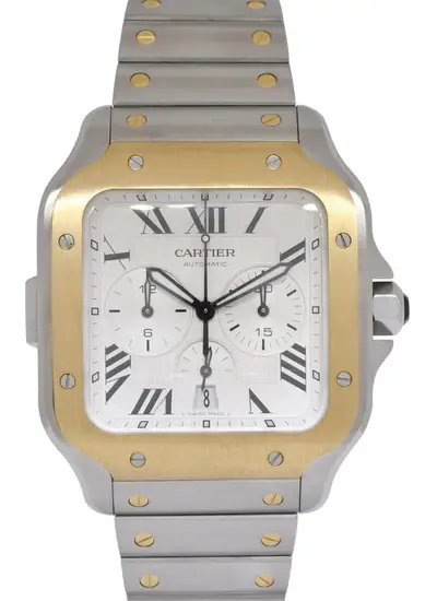 Cartier Santos XL Chronograph 18k Yellow