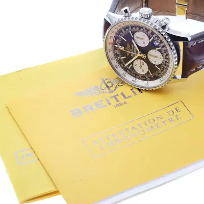 Breitling Navitimer A23322 Black;Silver Chronograph