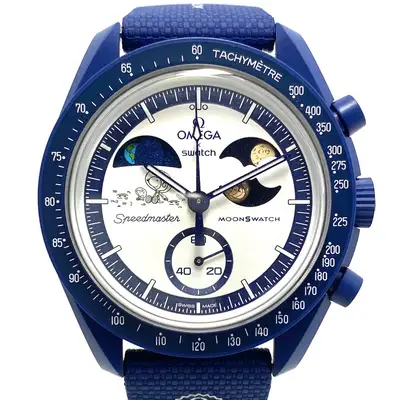 Omega Swatch Speedmaster Snoopy SO33N703L Chronograph