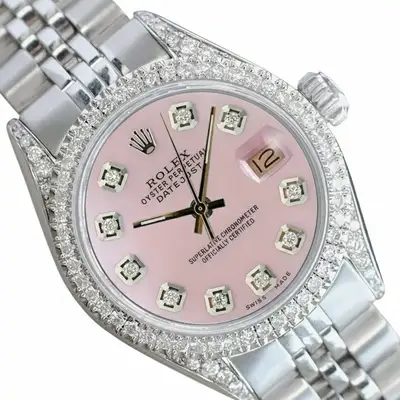 Rolex Datejust Steel Pink Mother of