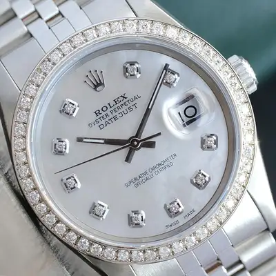 Rolex Datejust Stainless Steel White MOP