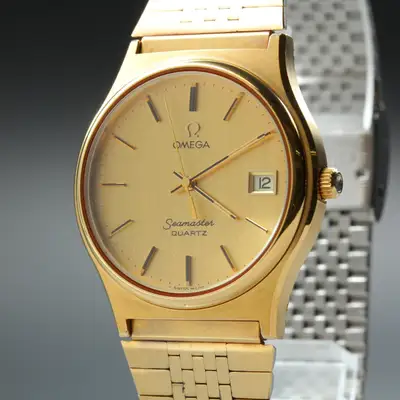 Omega [Near OMEGA Seamaster Cal.1342 Gold Push