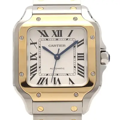 Cartier Santos de Cartier MM Two-tone