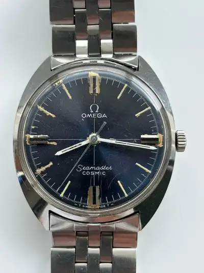 Omega OMAGA Omega Seamaster COSMIC Navy Winding
