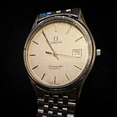 Omega Seamaster Swiss Made Date Stainless