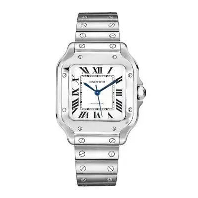 Cartier Santos de Cartier White Roman