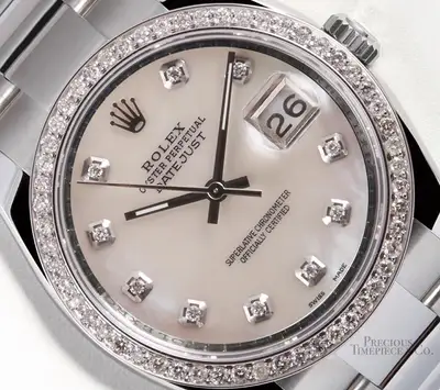 Rolex Datejust Stainless Steel Oyster Diamond