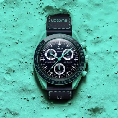 Omega Swatch Moonswatch Mission on EARTH