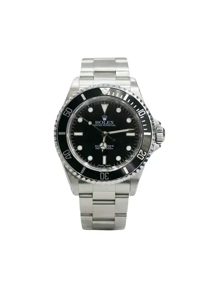 Rolex Black Submariner Date Stainless Steel