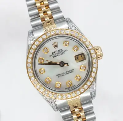 Rolex Datejust in Steel Gold with