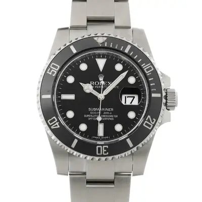Rolex ROLEX Submariner date 116610LN black WATCH 732037