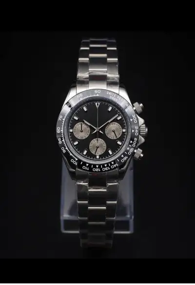 Unknown Custom Built Chronograph VK63 Silver Subdials