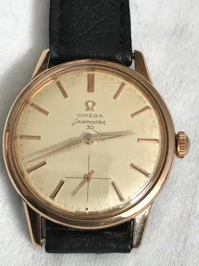Omega Seamaster 30 Rose Gold Capped
