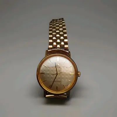 Omega Seamaster Gold Capped orig Crown