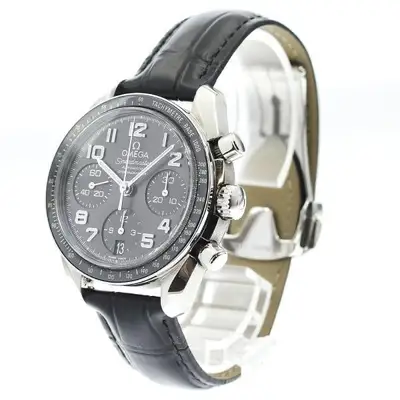 Omega OMEGA Speedmaster 324.33.38.40.06.001 38mm SS Gray Dial Automatic Watch #C5935
