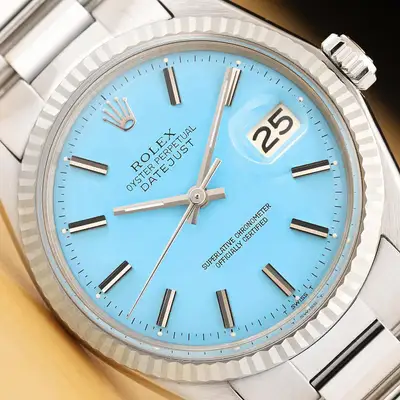 Rolex DATEJUST 1601 18K WHITE GOLD