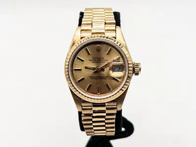 Rolex $25,000 ROLEX DATEJUST PRESIDENT 18k Yellow