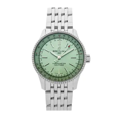 Breitling Navitimer Steel Green Bracelet A17395361L1A1