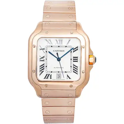Cartier Santos WGSA0018 Complete Bracelet Leather