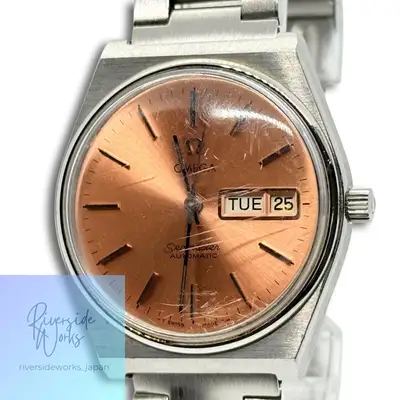 Omega Seamaster Orange Day Date Working