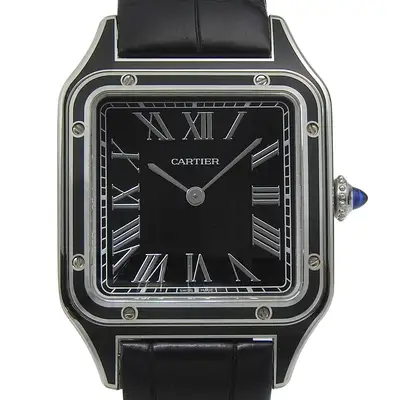 Cartier Santos WSSA0046 Stainless Steel Leather