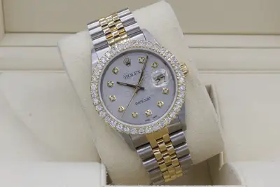Rolex Datejust Custom 3ct VS Diamond
