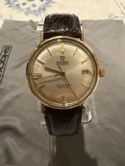 Omega Seamaster De Ville 14k Gold