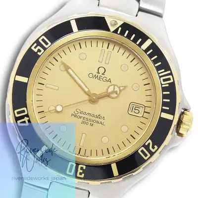 Omega Seamaster 200 Date YG Bezel