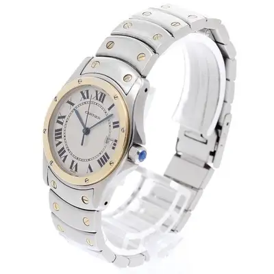 Cartier SANTOS DUMONT W20037R3 SS Beige